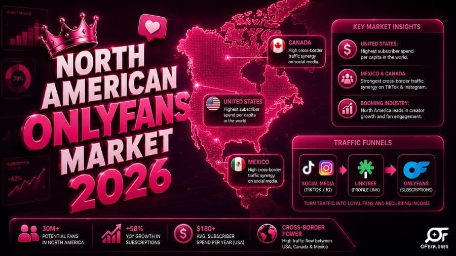 Análisis de la economía de suscripción en Norteamérica que responde a is the onlyfans market saturated
