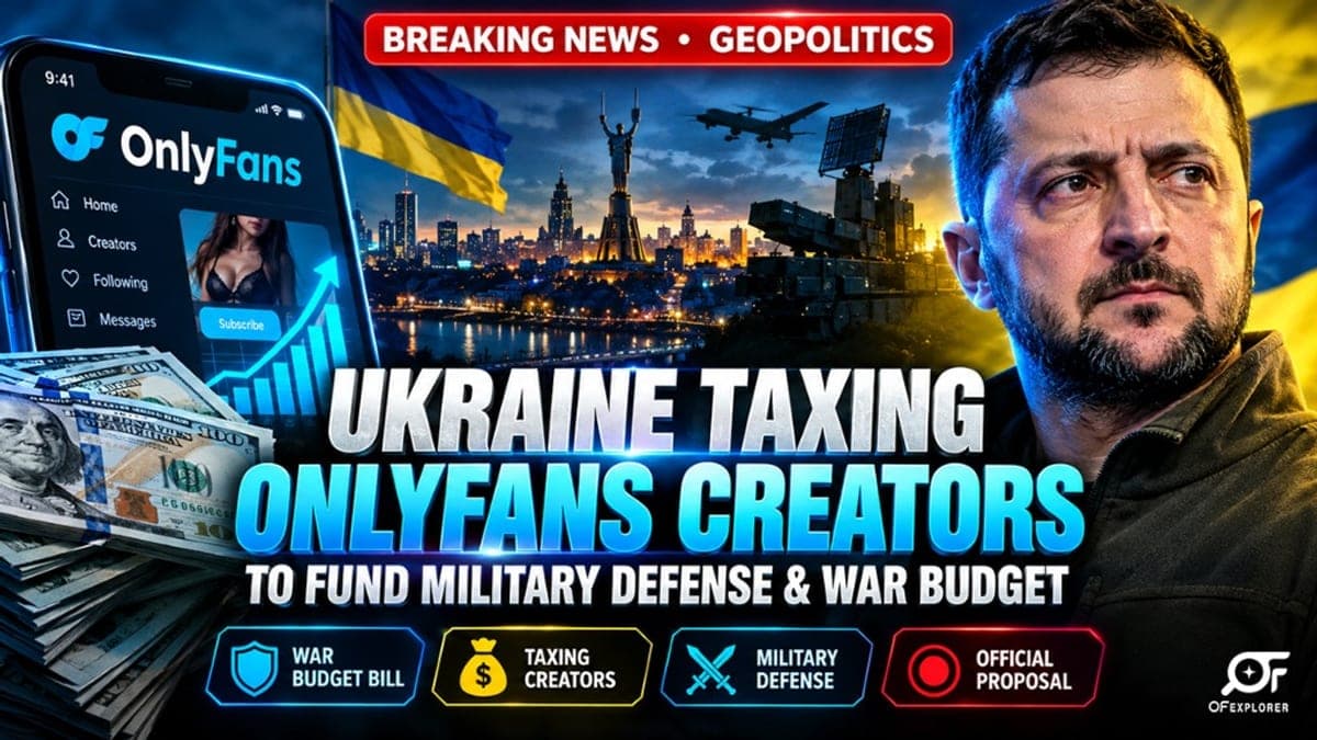 Ukraine Taxing OnlyFans Creators: The 2026 Legal & Tax Crossroads