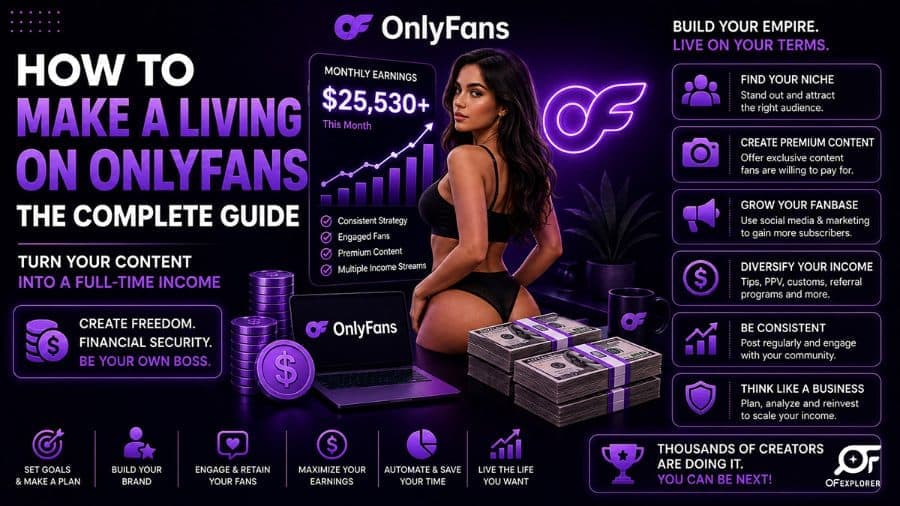 How to make a living on OnlyFans full-time - complete guide to financial freedom
