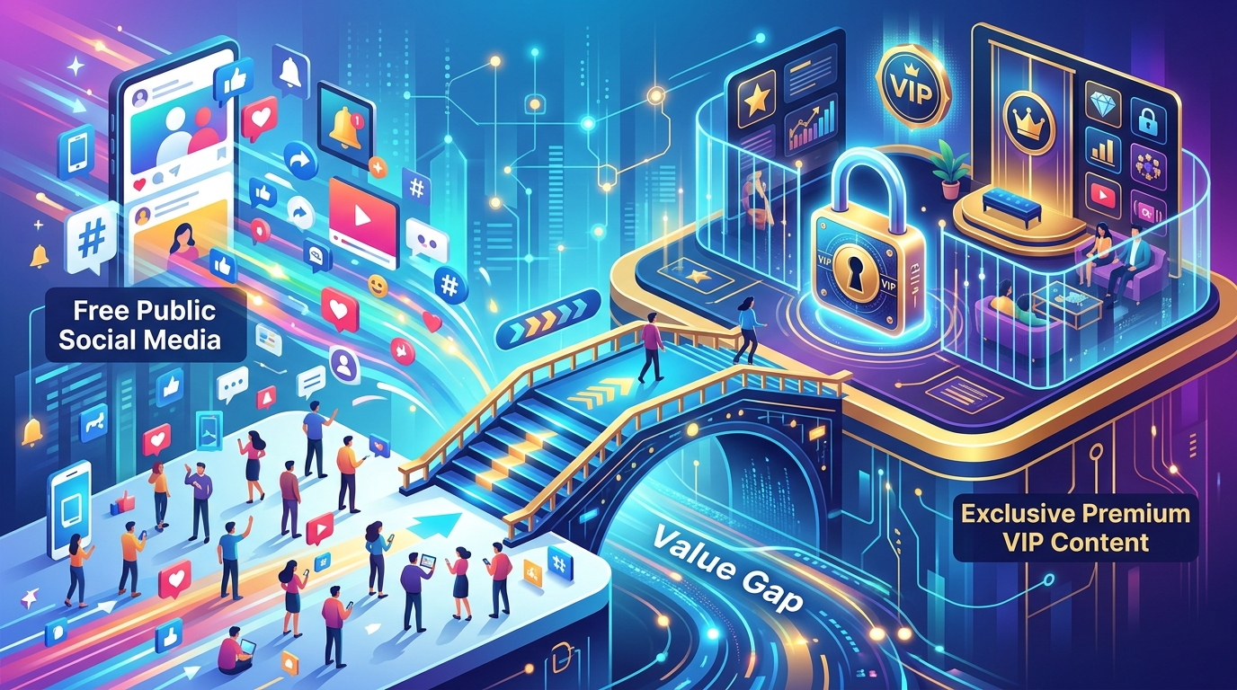 how to convert followers into subscribers using value gaps