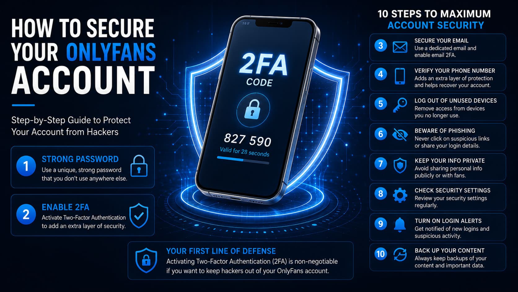 10 essential security tips and privacy settings for OnlyFans creators