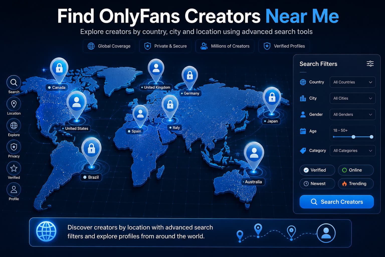 find onlyfans creators near me interactive map