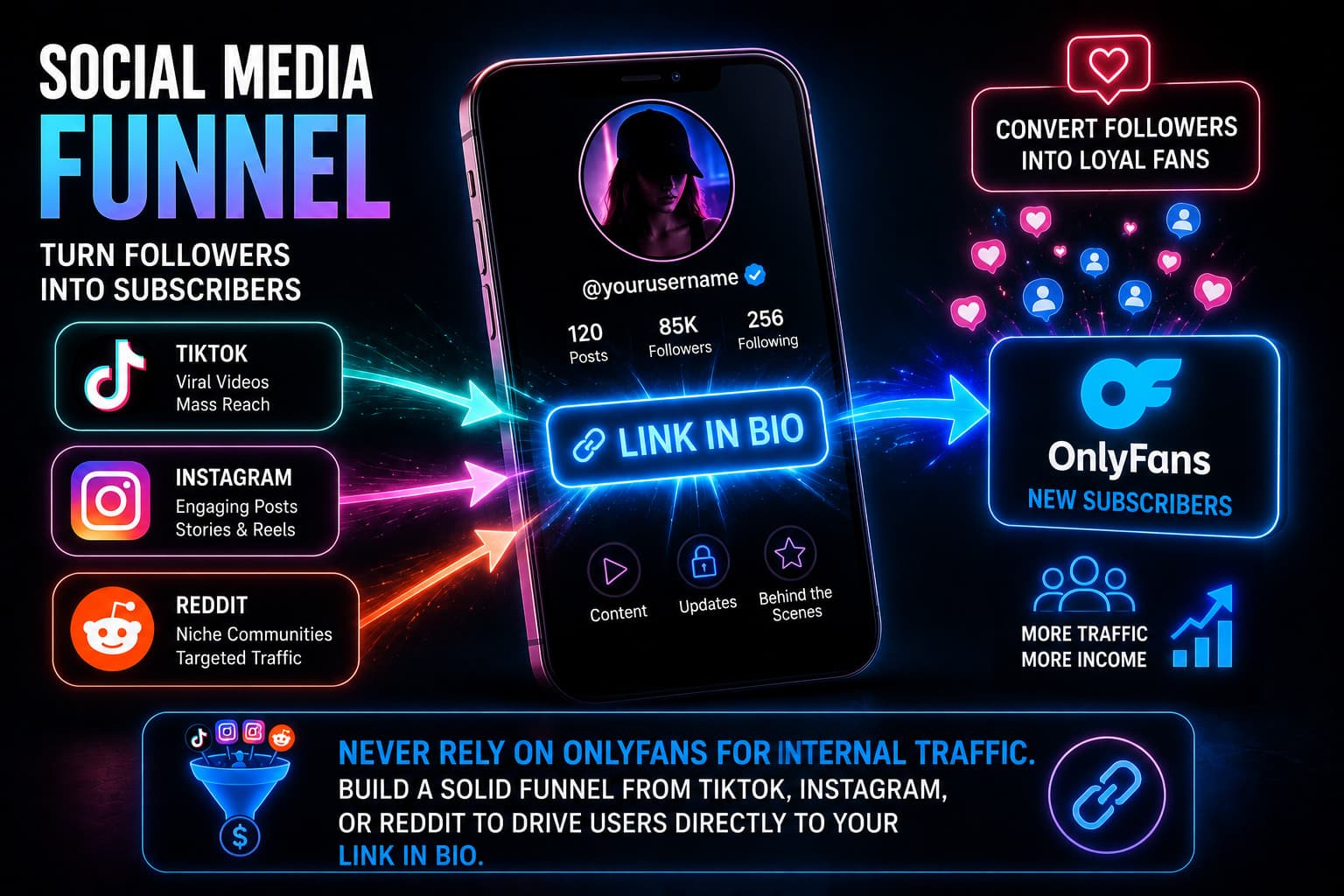 How to get onlyfans subscribers social media funnel