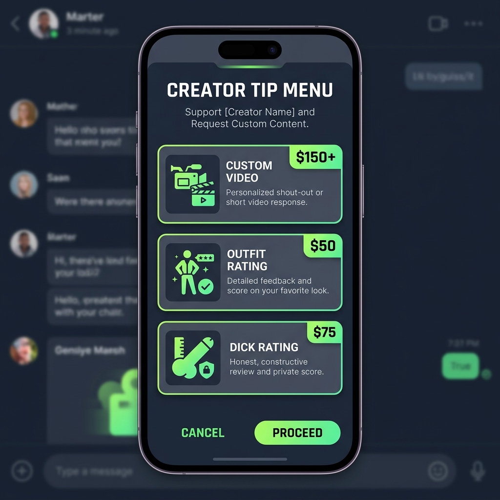 how to increase tips on onlyfans using a custom tip menu