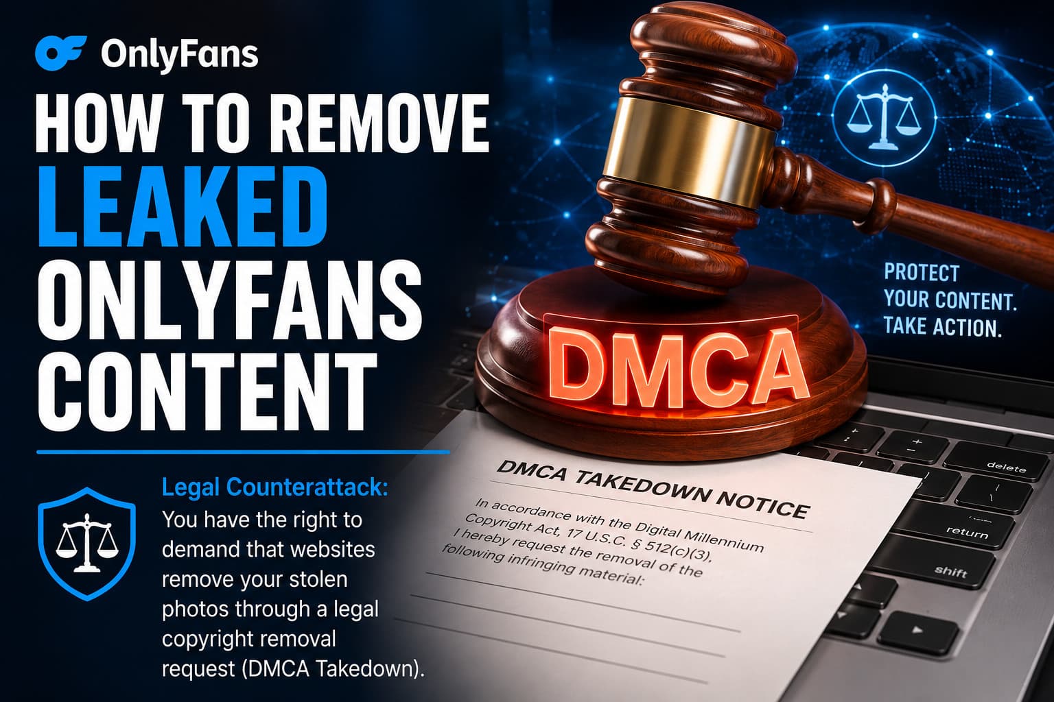 How to remove leaked onlyfans content