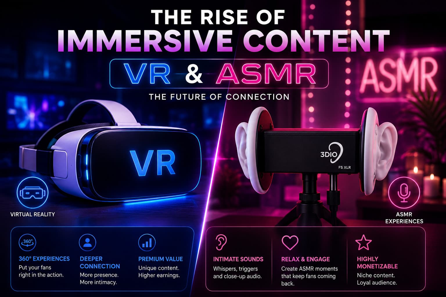 immersive onlyfans content vr headsets and asmr microphones