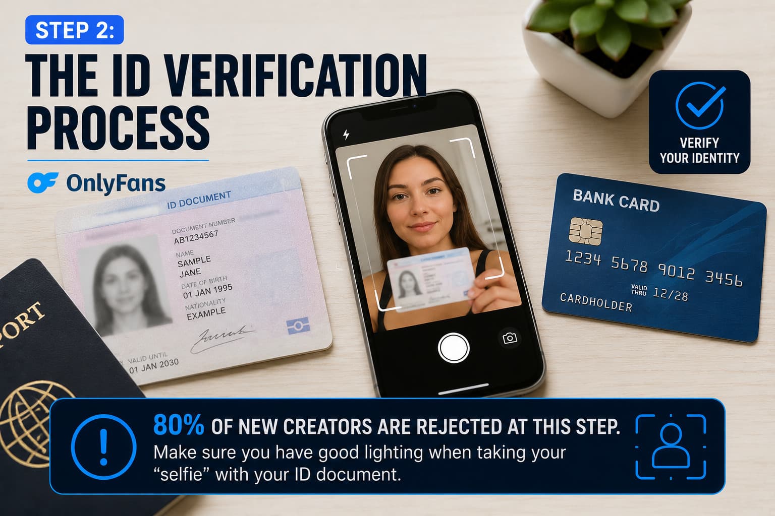 OnlyFans ID verification requirements to start an account