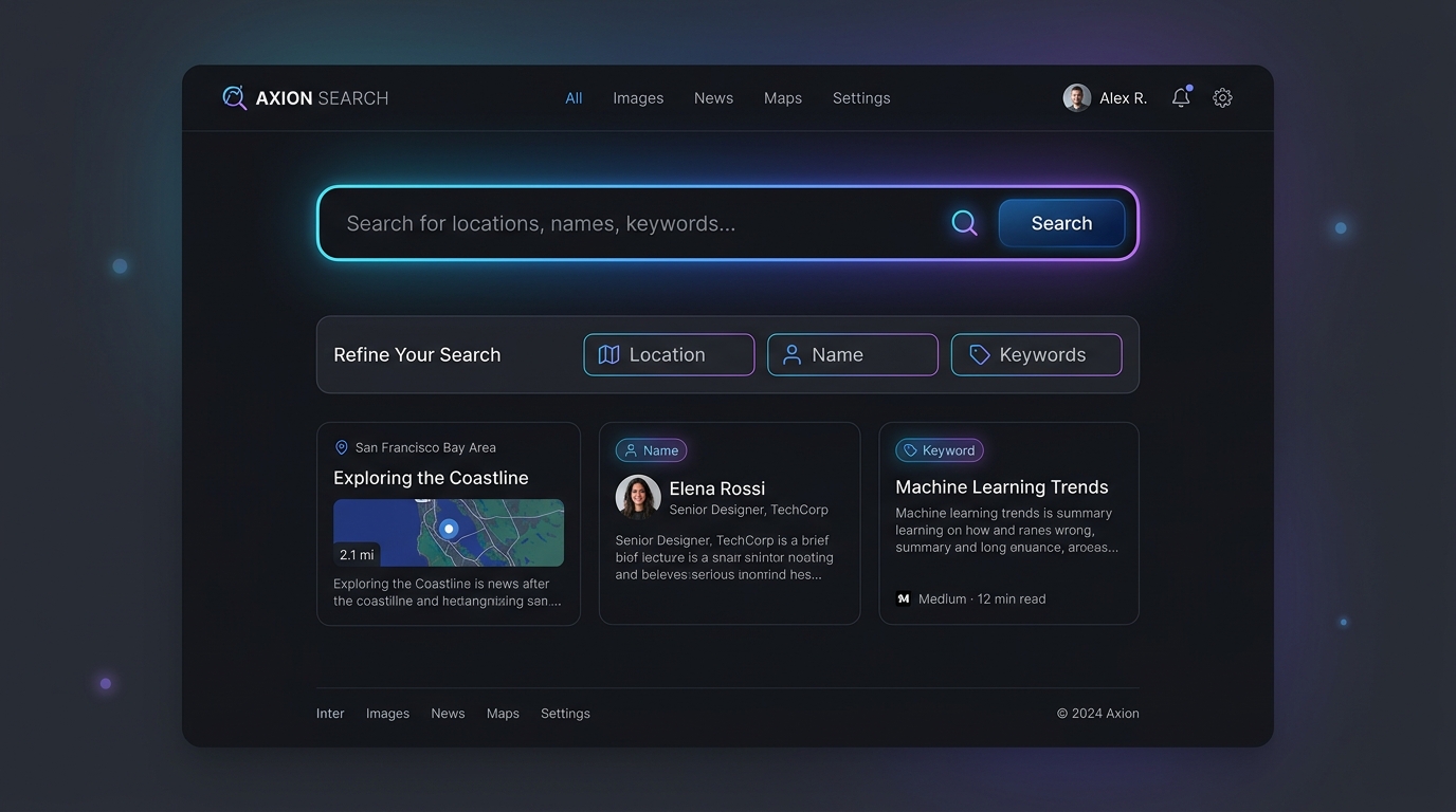 onlyfans search engine interface with smart filters