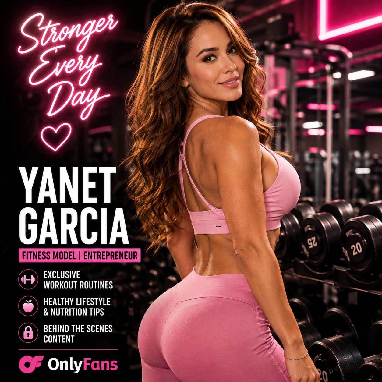 Yanet Garcia certified health coach OnlyFans fitness